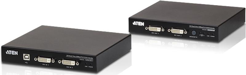 ATEN CE 624 - KVM-/Audio-/USB-/serieller Extender - HDBaseT 2.0 - USB - bis zu 150 m