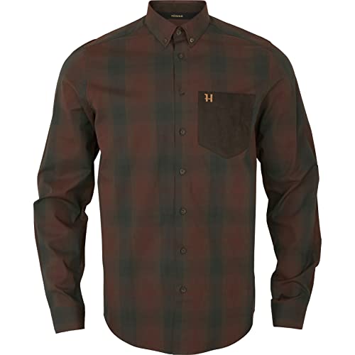 Akkan Shirt | Jagdhemd | Kariertes Flanellhemd für Jäger | Professionelle Jagdbekleidung für Herren | hochwertig & bügelfrei | Jagd Zubehör | Karohemd | Skandinavische Qualität |Größe 3XL