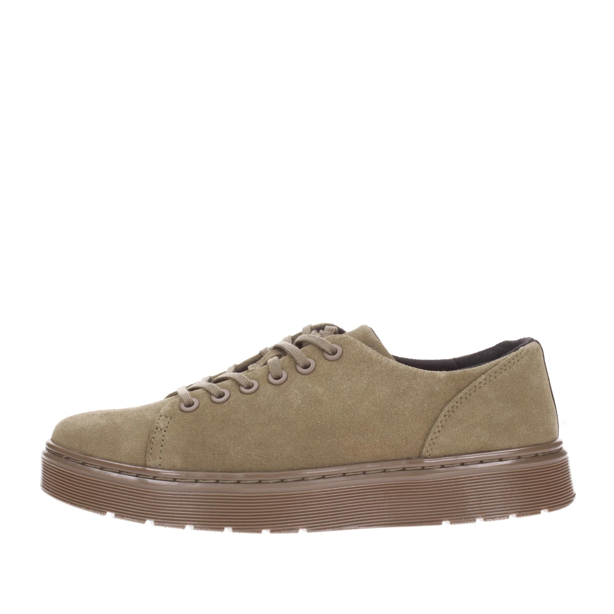 DR. MARTENS Herren 6 Eye Shoe Boots, Dms Olive E H Suede, 46 EU