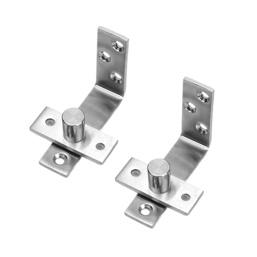 Doppelschwingtür-Scharniere aus Edelstahl mit automatischem Rücklaufmechanismus, 1 Paar, robuste Edelstahl-Scharniere, selbstschließende Scharniere