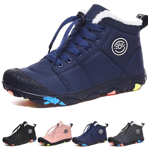 CSHE Barfussschuhe Kinder Winter Wasserdicht, Barfußschuhe Kinder Herbst Silvester Geburtstag Halloween Weihnachten 2023 2024 Winter Outfit Meine Bestellungen Anzeigen