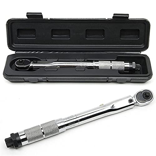 Drehmomentschlüssel,Torque Wrench 1/4 3/8 1/2 Drehmoment voreingestellt Drehmomentschlüsselantrieb Werkzeug 5-210 Nm positiver negativer Zweiwege-Einstellschlüssel Auto Reparatur Handwerkzeuge(1 2 Box