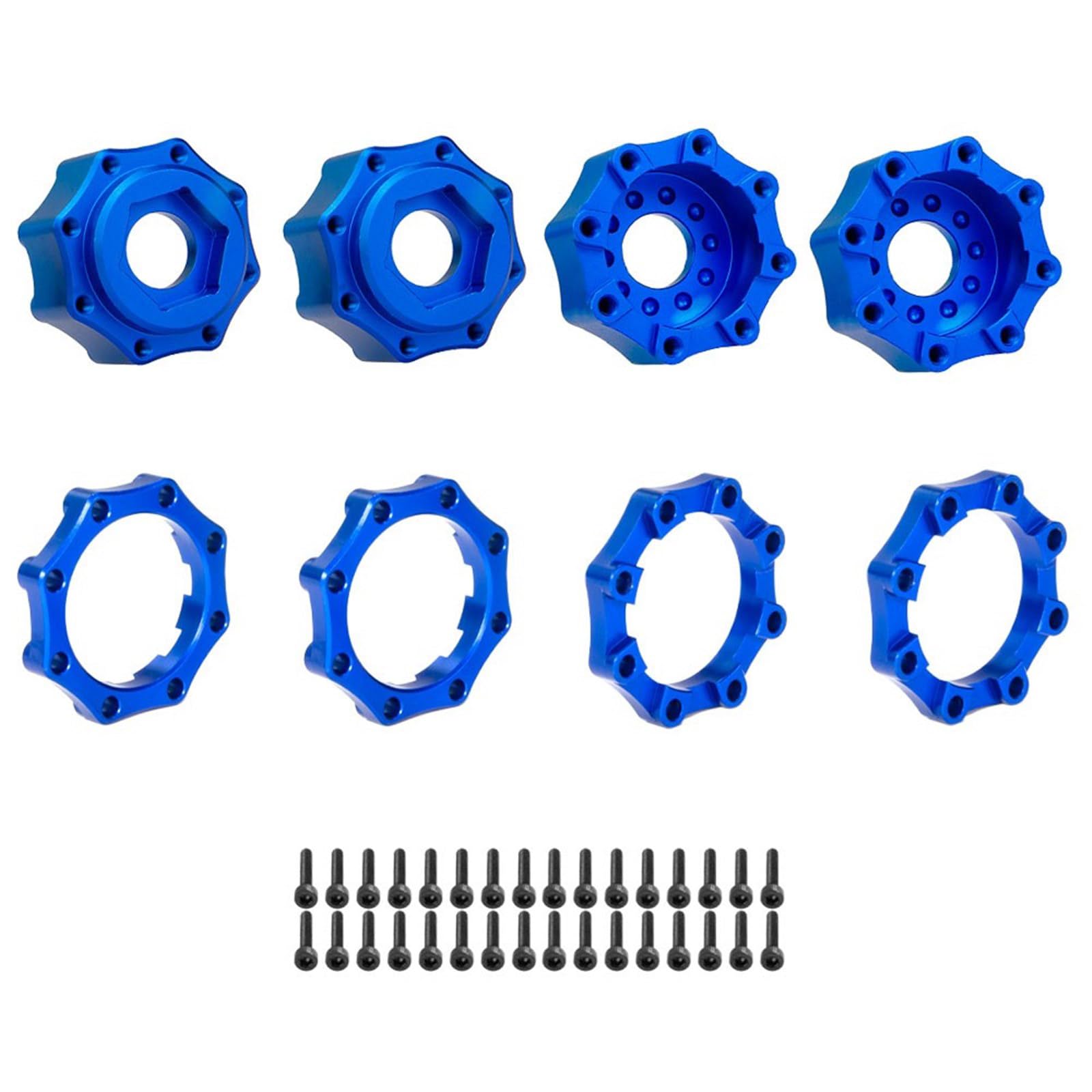 Mllepjdh Erweiterte Adapter Metall Kontermutter Sechskant Adapter Set Teil Fernbedienung Auto Spielzeug Zubehör