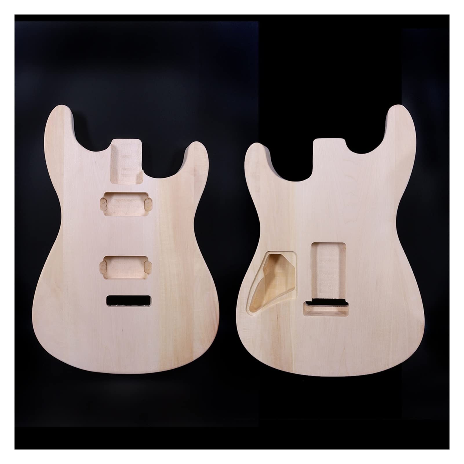 Gitarrenkörper Fit DIY E-Gitarrenkörper Hoh Basswood Guitar Project Handgefertigt Unfertig Gitarrenkörper