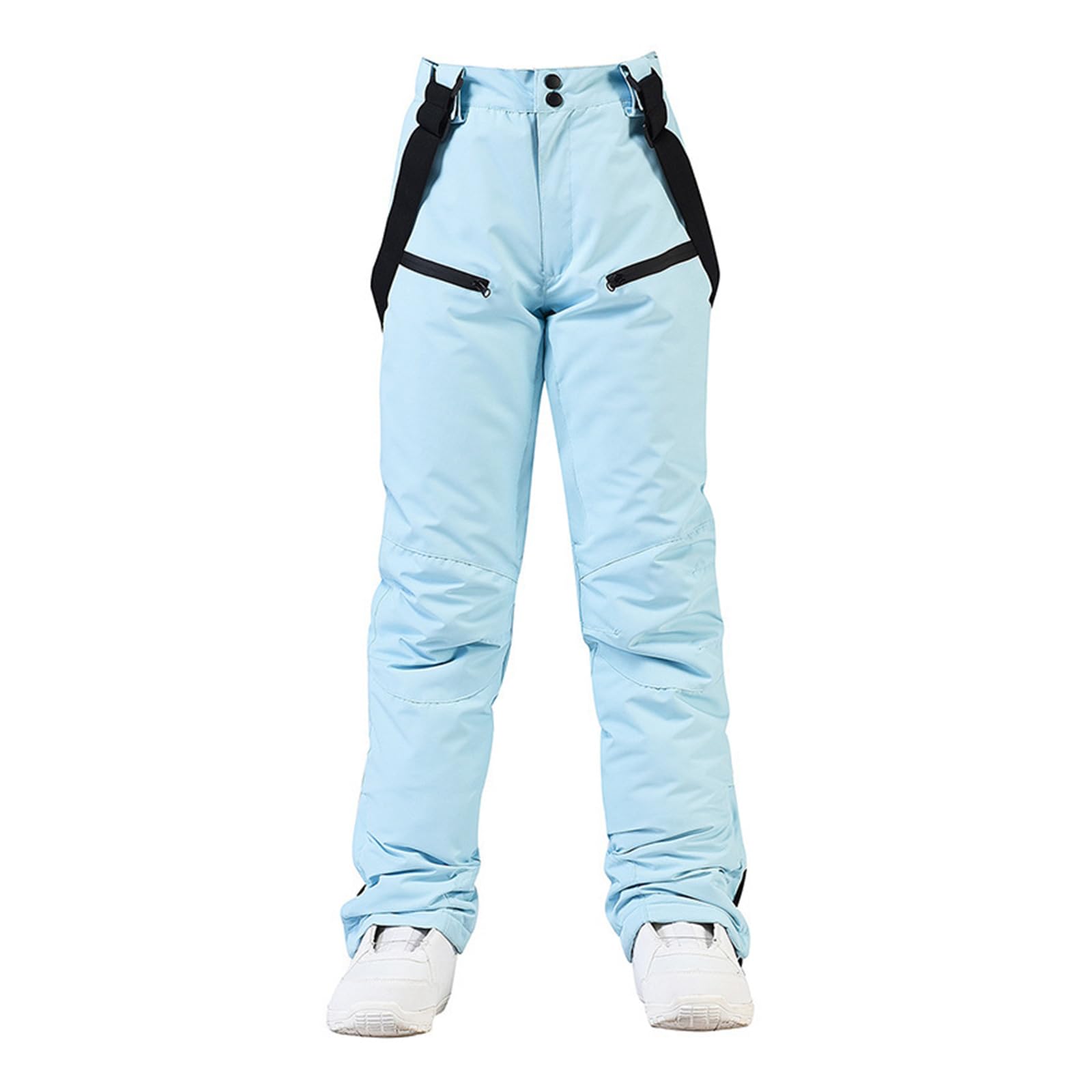 Avejjbaey Warme Winter-Skihose für Herren und Damen, Wandern, Snowboarden, Erwachsene, Salopettes, wasserabweisend, isoliert, schneefest