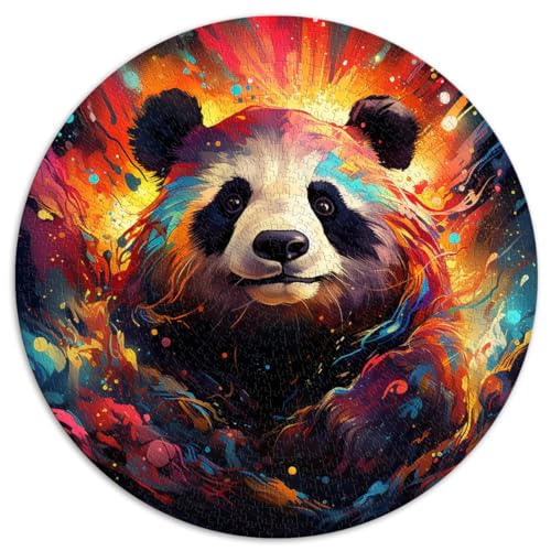 Puzzles Geschenke Spielzeug Panda Art Style Puzzles für Erwachsene 1000 Teile 67,5x67,5cm Lustige Puzzlespiele ganze Familie