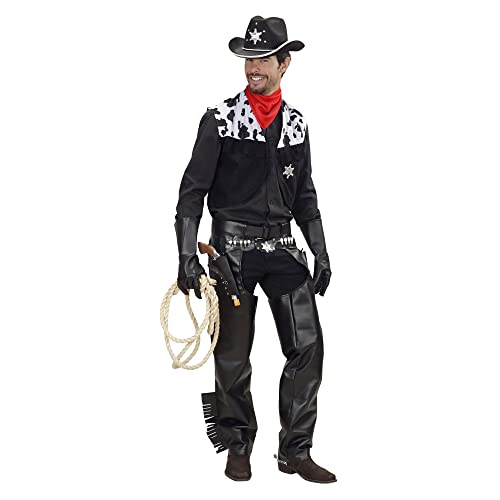 "RODEO COWBOY" (vest, chaps, belt, bandana) - (S)