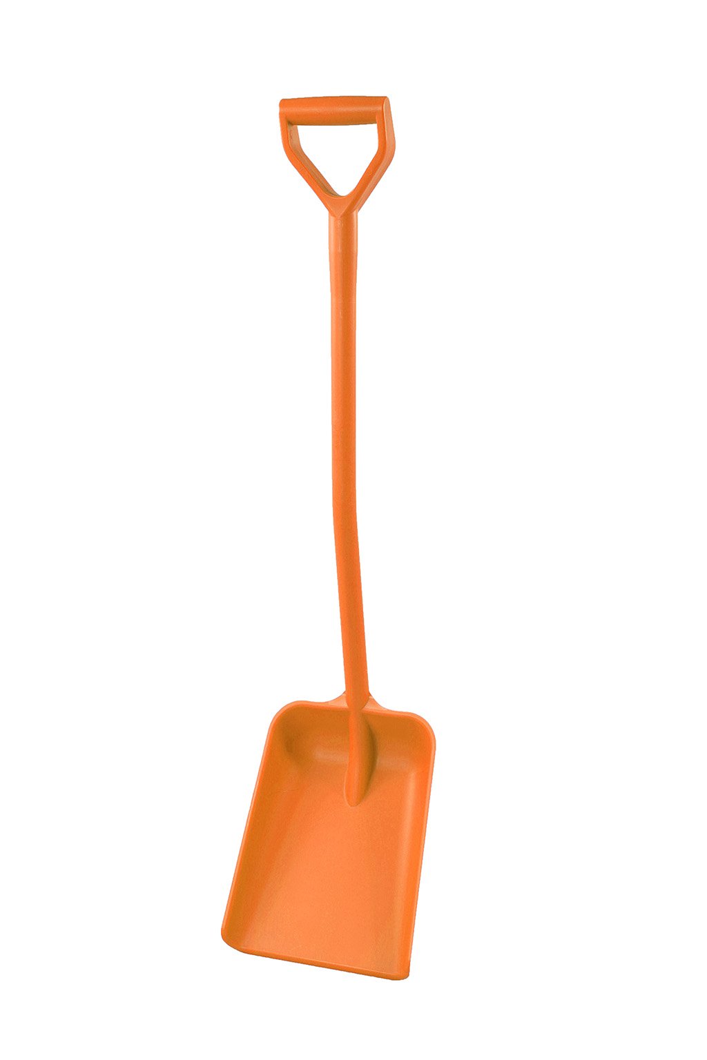 Maya Professional Tools 14103-7 Einteilige Schaufel, kurzer Stiel, FBK/Lebensmittelhygiene, 270 mm x 340 mm x 1120 mm, Orange