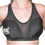 Metal Boxe BRASSIERE AVEC COQUES PROTEGE POITRINE noir M