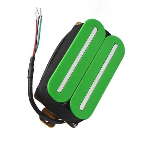 E-Gitarre Humbucker Green-Sliver Pickup Keramik Hot Rail Gitarre Ersatzteile Single-Coil-Tonabnehmer