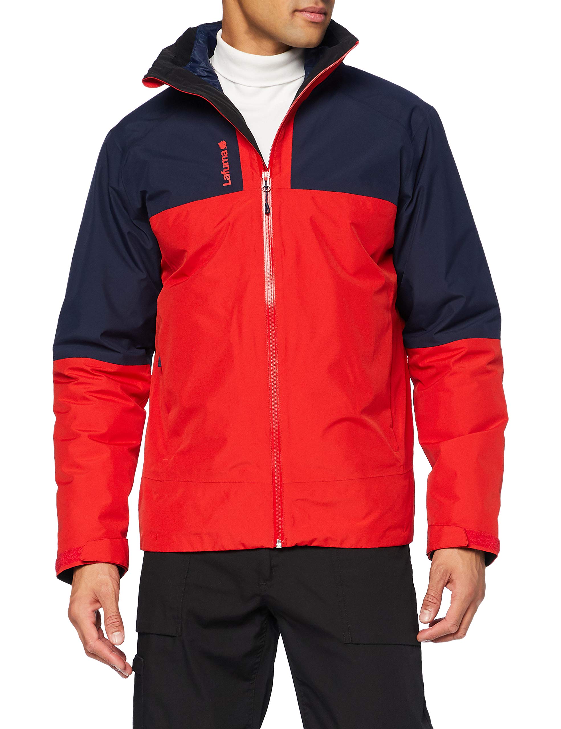 Lafuma Herren 3 in 1 Jacke Pumori GTX 3In1 Down Jkt, Vibrant Red/Eclipse Blue, S, LFV11649