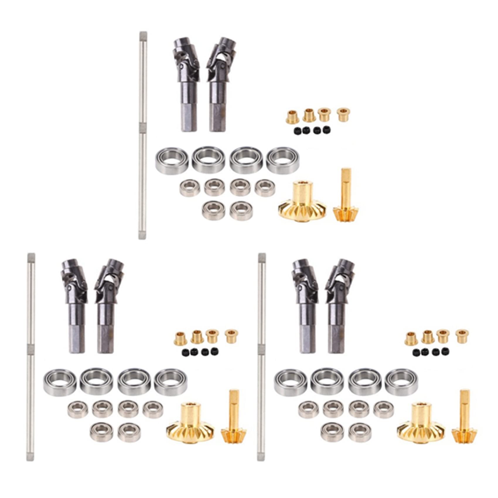 SICOSALT 3X für B-1 B-14 B-24 B24 C14 C-14 1/16 Metall Antriebswelle Zahn Rad Brücke Vorder Achse Voll Metall Kit