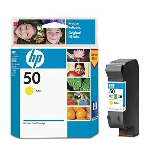 HP Yellow Inkjet 50 Print Inkjet Cartridge Print Cartridges 50