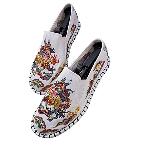 Alte Peking bestickte Schuhe Unisex Kung Fu Tai Chi Schuhe Gummisohle Martial Art Sportschuhe