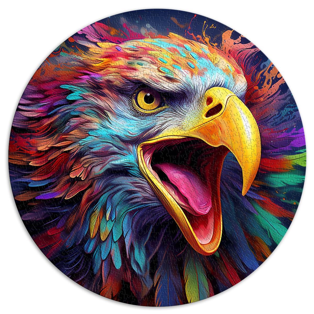 Puzzles Geschenk Steinadler Puzzles 1000 Teile 26,5x26,5 Zoll Puzzlespiel Home Art Decor Spielzeug Puzzles Lernspiele Stressabbauende Puzzles