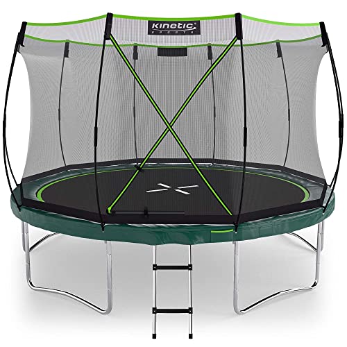 Kinetic Sports Gartentrampolin TBSE1200, 366 cm, grün