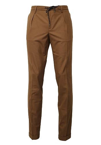 ALBERTO Hose Barista Tapered Fit Woll-Look Mokka Größe W33 L34