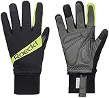 Roeckl Rofan Winter Fahrrad Handschuhe schwarz/gelb 2023: Größe: 10.5