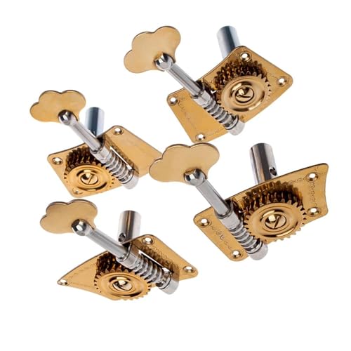 Strings Tuning Pegs Mechaniken Für Gitarre Bass Single Tuner Machine Bass Pegs 4/4 3/4 Double Bass Tuning Pegs Set