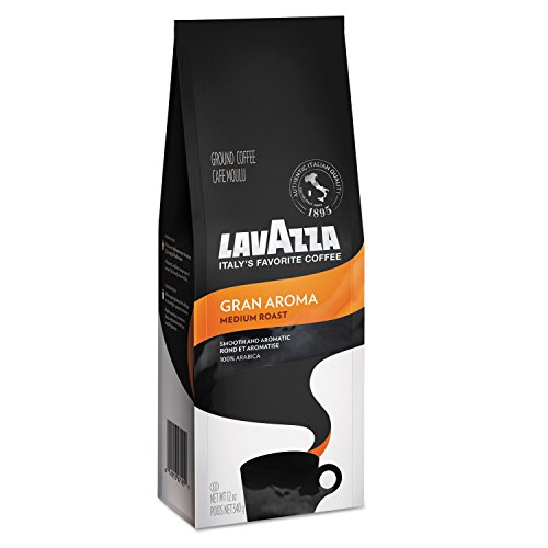 Lavazza Eine Mischung aus gemahlenem Kaffee mit einem tollen Aroma, mittlerer gerösteter Espresso, 12 oz. Beutel (6er Pack)