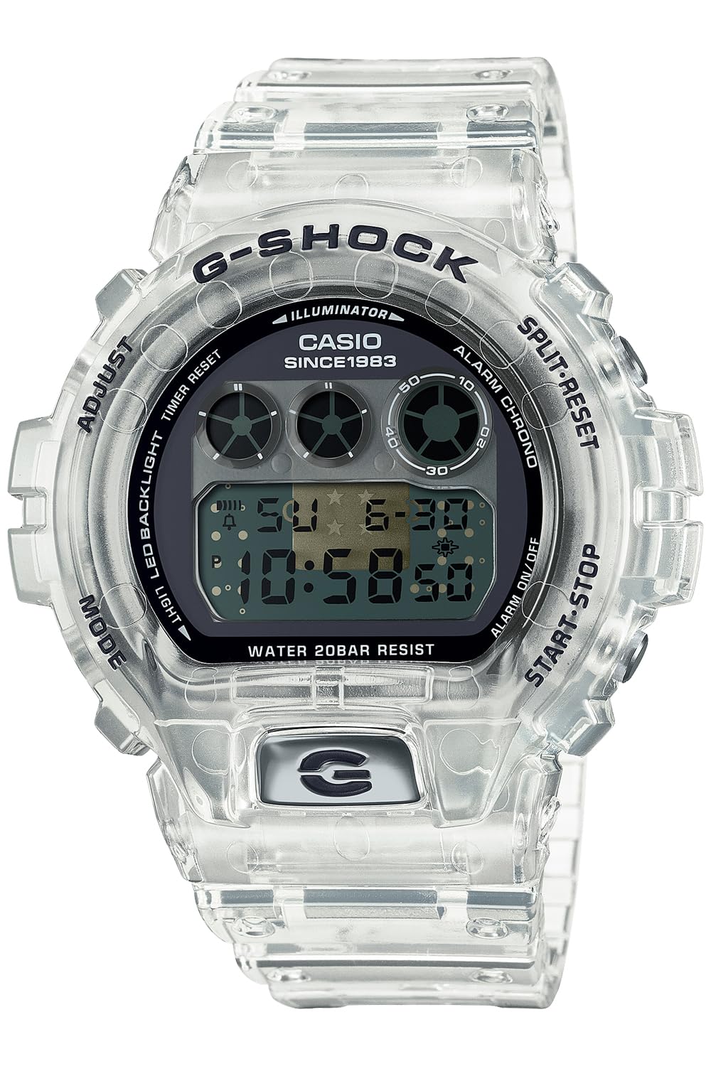 Casio DW-6940RX-7JR [G-Shock 40th Anniversary G-Shock Limited Edition G-Shock 40th Anniversary Clear Remix Series] Damenuhr Japan-Import Juli 2023 Modell, Mehrfarbig, Modern