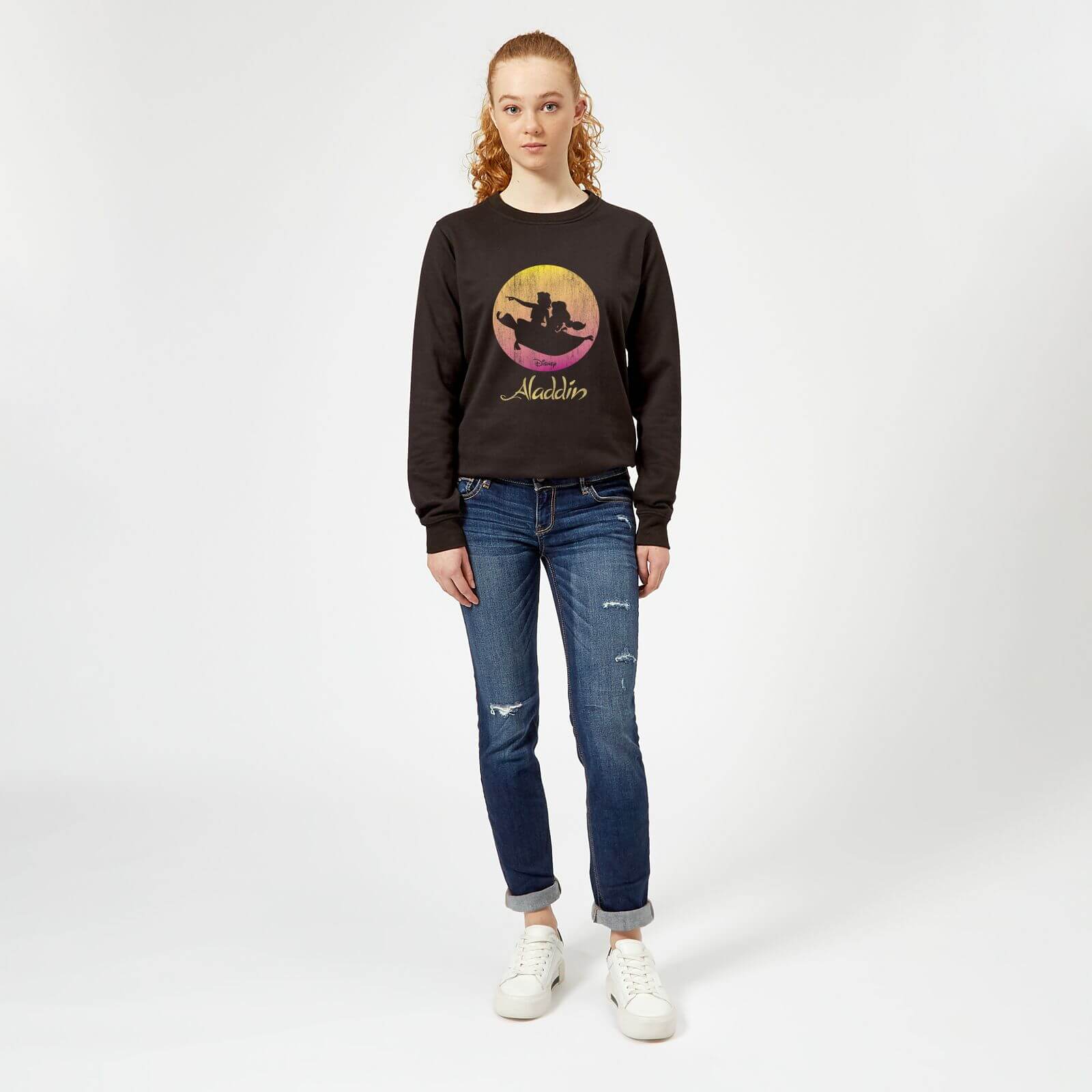 Disney Aladdin Flying Sunset Damen Sweatshirt - Schwarz - XL 3