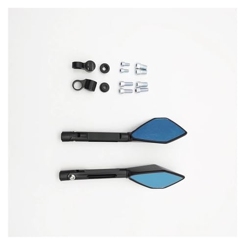 Motorradzubehör Aluminium-Rückspiegel Seitenspiegel Für Aprilia Für Tuono Für Mana Für Dorsoduro Für Shiver Motorradspiegel-Set(Lang)