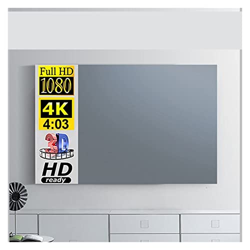 Projektor 4:3 106 100 92 84 72 60 30 Zoll 3D 1080P HD Faltbares tragbares Projektionstheater Outdoor Indoor Movie Screen - Projektorleinwand(72 inch)