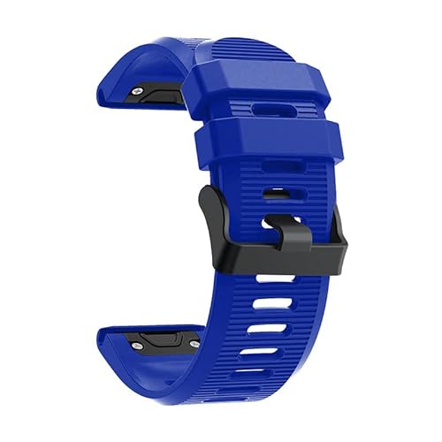 OPKDE 26 mm Schnellverschluss-Armband für Garmin Fenix 6X Pro 5X, Silikonband, Ersatzarmband für Fenix 3 3HR Uhrenarmband, 26MM Fenix 6X, Achat