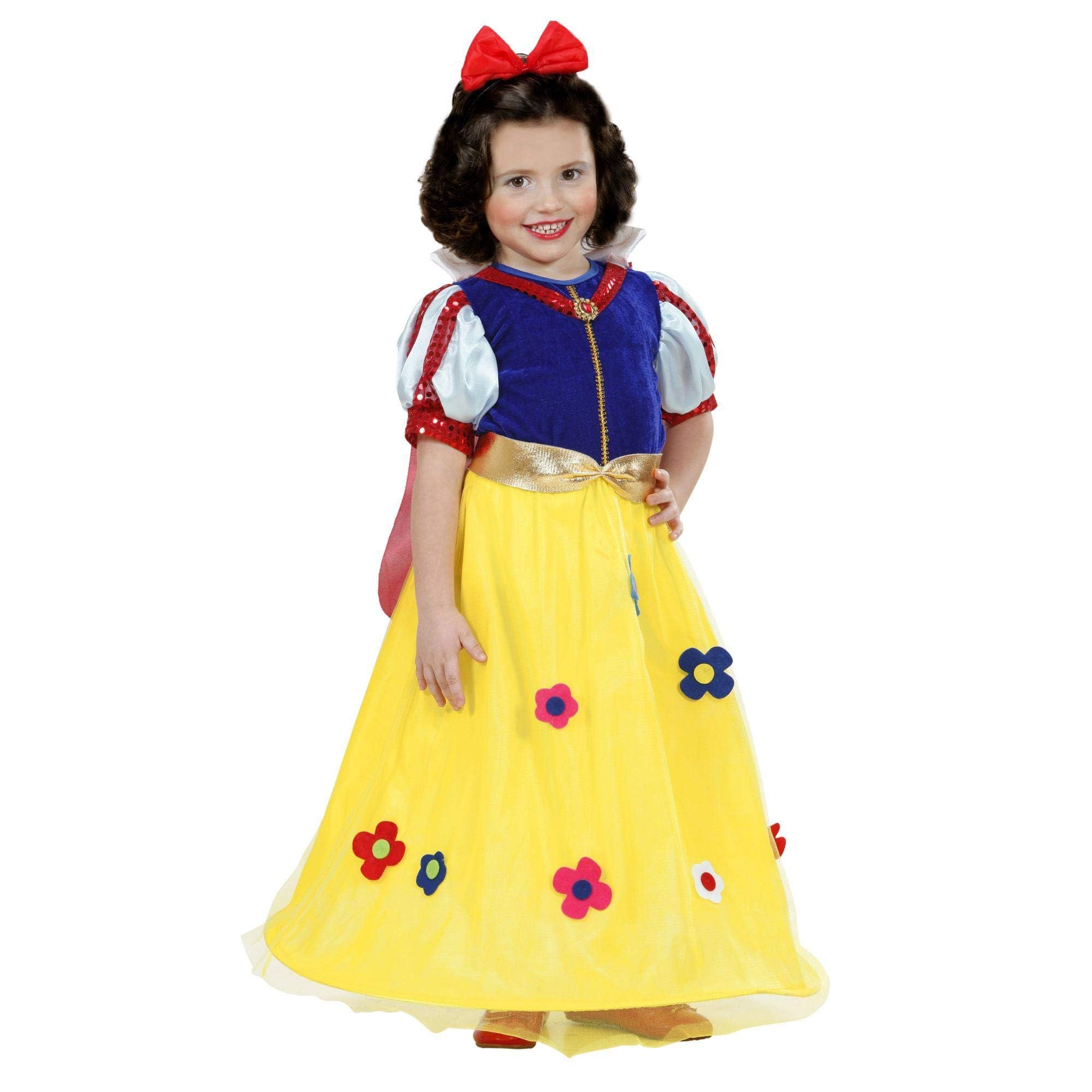 Widmann - Kinderkostüm Märchenprinzessin, Kleid, Umhang, Gürtel, Märchen, Prinzessin, Karneval, Fasching, Mottoparty