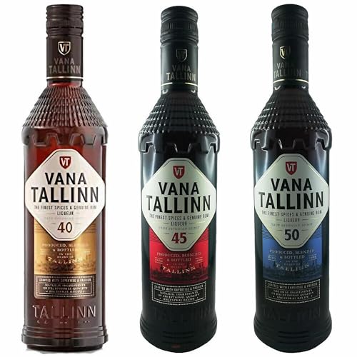 Vana Tallinn Set 3 Flaschen à 500 ML (40%, 45%, 50%)