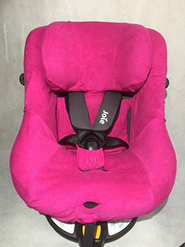 Sommerbezug Schonbezug für Joie Spin 360 GT und I-Spin 360 Frottee 100% Baumwolle pink