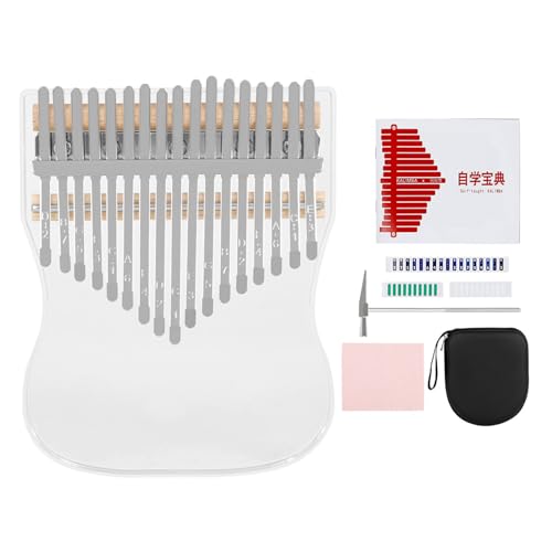 Mini Kalimba Daumenklavier 17 Tasten Daumenklavier Tragbares Acryl Fingerklavier Musikinstrument Langlebiges Kalimba Fingerklavier Für Anfänger