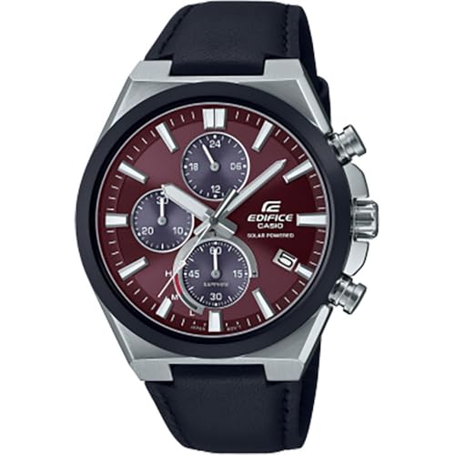 Casio Herren Analog Quarz Uhr mit Edelstahl Armband EFS-S630BL-5AVUEF