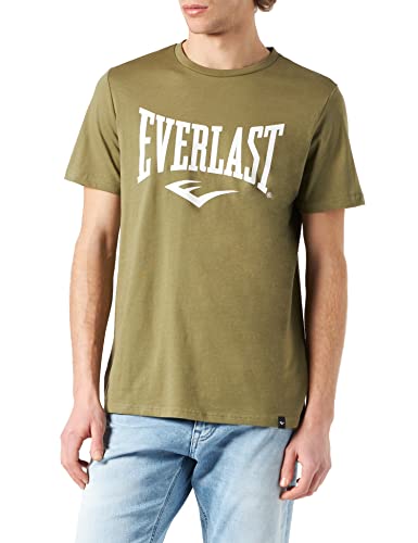 Everlast Herren T-Shirt Russel Sport Tshirt, kaki, L