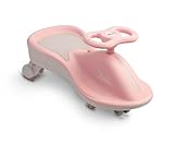 TOYZ - Kinder Autoscooter - Bumper Car Fiesta mit Lichter - Motorische Entwicklung - Baby's Gleichgewicht - Angepasster Sitz - Rückwärts- und Vorwärtsfahrt - ab 3 Jahren - 83×36×38 cm - Rosa