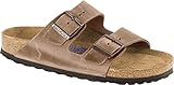 Birkenstock Arizona SFB, Herren Open Toe Sandalen, Braun (Tabacco Brown), 45 EU