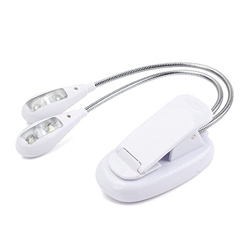 Notenpultleuchte Mit Clip On LED Leuchten Arm Leselampen Für Bücher Bett 360 Grad Verstellbare Clip On Leuchte Verstellbare Clip On Leuchte Notenständer Leuchten Mit LED Wiederaufladbare Clip