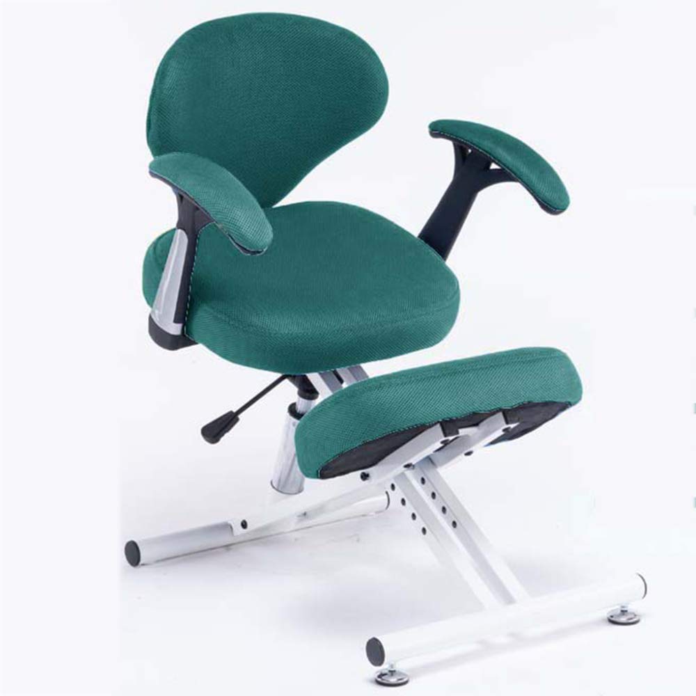 BFVAKBKYT Home Office Ergonomischer Schreibtischstuhl, Kann Nacken- und Rückenschmerzen lindern, geeignet for Büro, Meditation und Sport(Green)