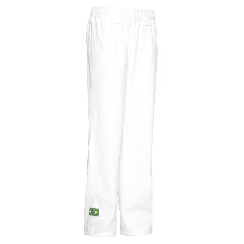 JL Sport Authentische Brasilianische Capoeira Kampfsport Unisex Hosen (Weiß) - S