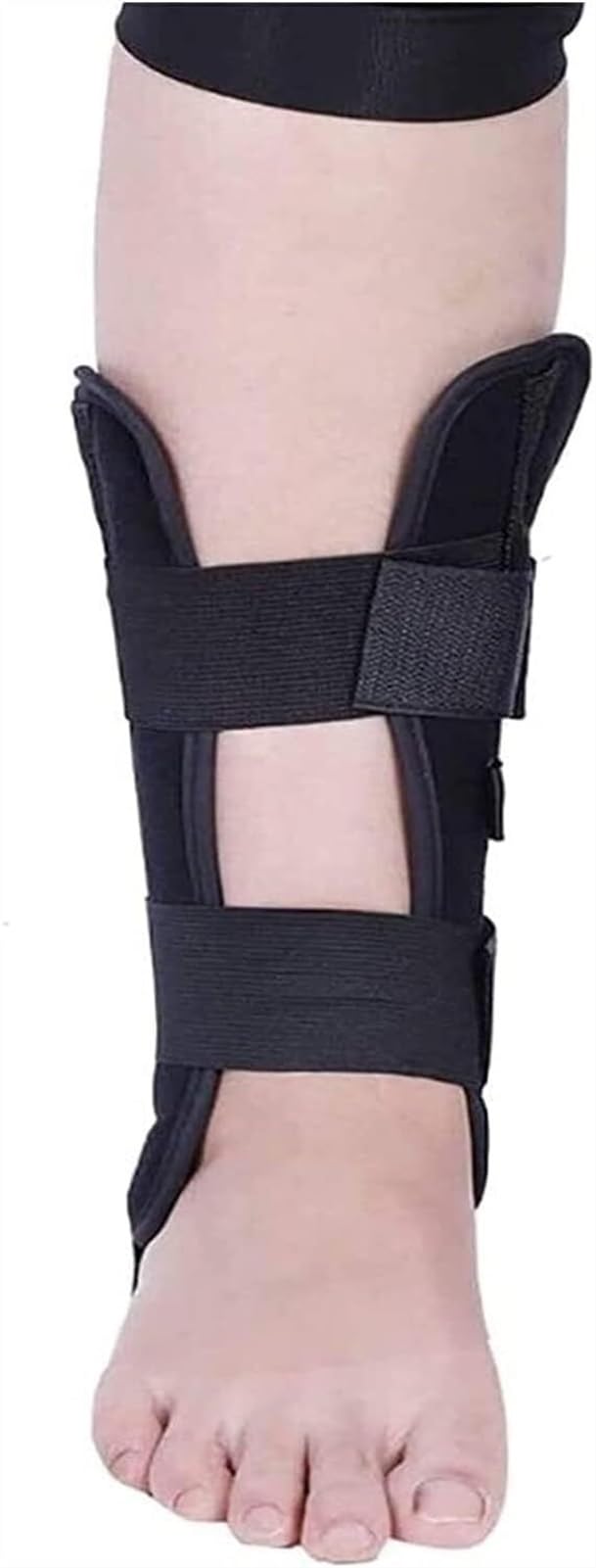 Verstellbare Drop-Fuß-Orthese, Knöchelgelenk-Verband, Schmerzlinderung, Plantarfasziitis, stabilisierende Stäbe, Orthesen-Nachtschiene zur Behandlung von Plantarfasziitis (Size : S)