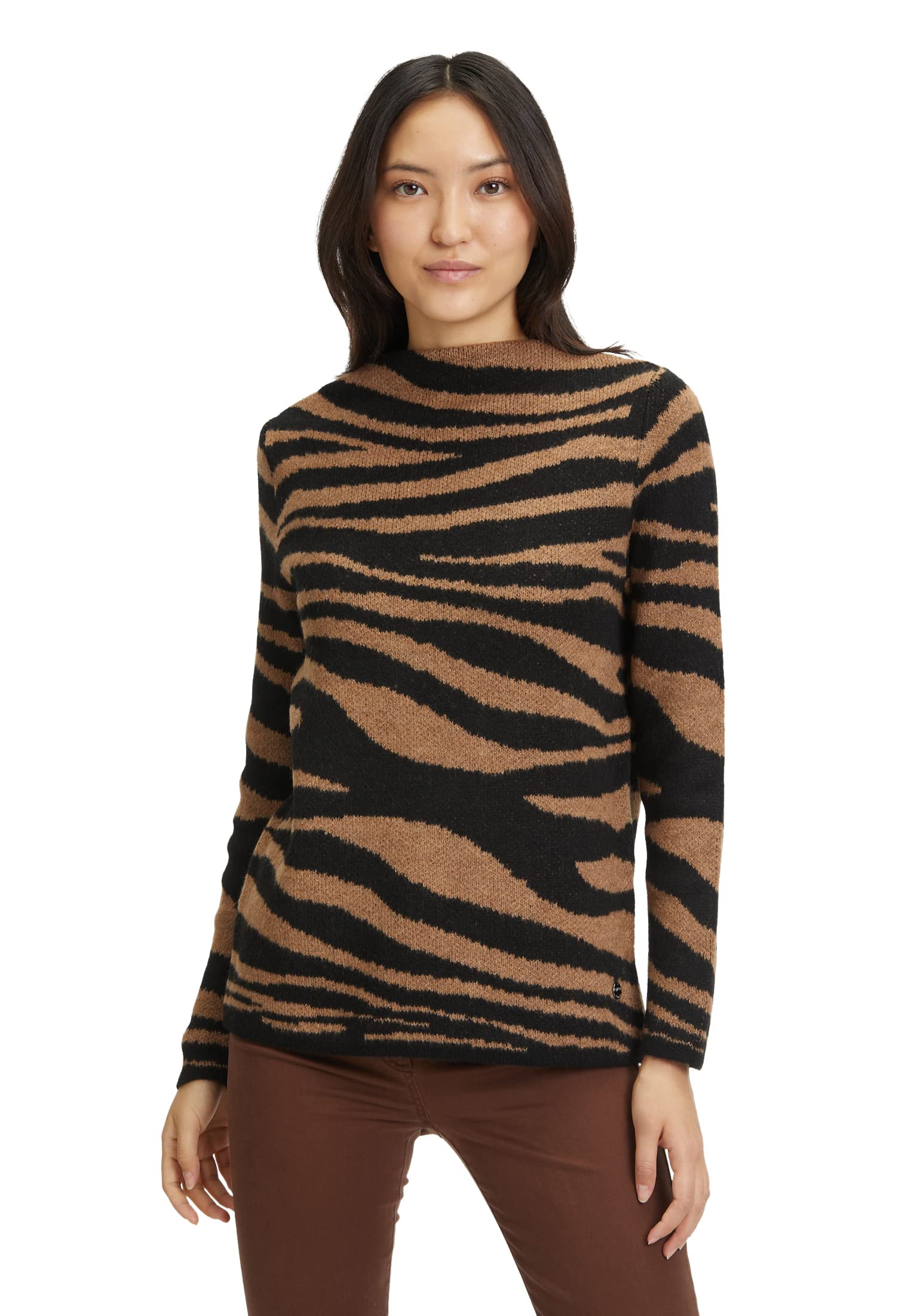 Cartoon Damen 5350/7072 Pullover, Black/Brown, 34