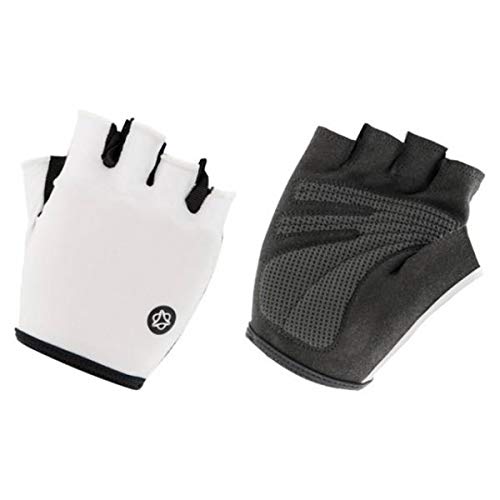 AGU Unisex-Adult 910711 Fahrradhandschuhe, Schwarz/Weiß, M