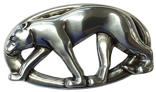 Gürtelschnalle Puma 4,0 cm | Buckle Wechselschließe Gürtelschließe 40mm Massiv | Wechselgürtel bis 4cm | Silber