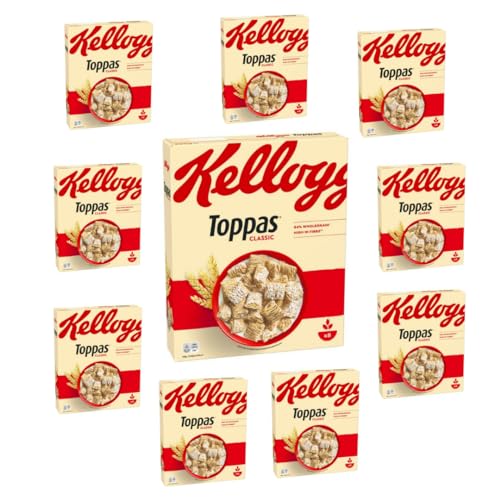 Kellogg's Getreide Cornflakes Toppas Cerealien 330 g x 10 Stück