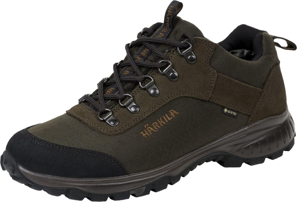 Härkila Trail Lace GTX - Wasserdichter Jagdschuh mit Schnürung für Herren Grün, Schuhgröße:44