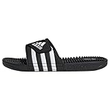 adidas Unisex Adissage Schlappen, Core Black/Ftwr White/Core Black,47 EU