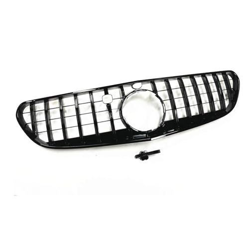 Nierengitter Für Mercedes Für Benz C217 W217 Für S Klasse Coupe Für GT 2015-2017 Auto Kühlergrill Oberen Stoßstange Haube Mesh Grill Front Kühlergrill (Farbe : Schwarz)