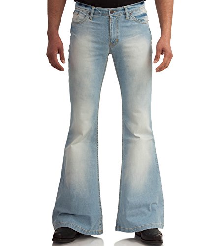 Comycom Herren Jeansschlaghose Star Bright super Used 32/32