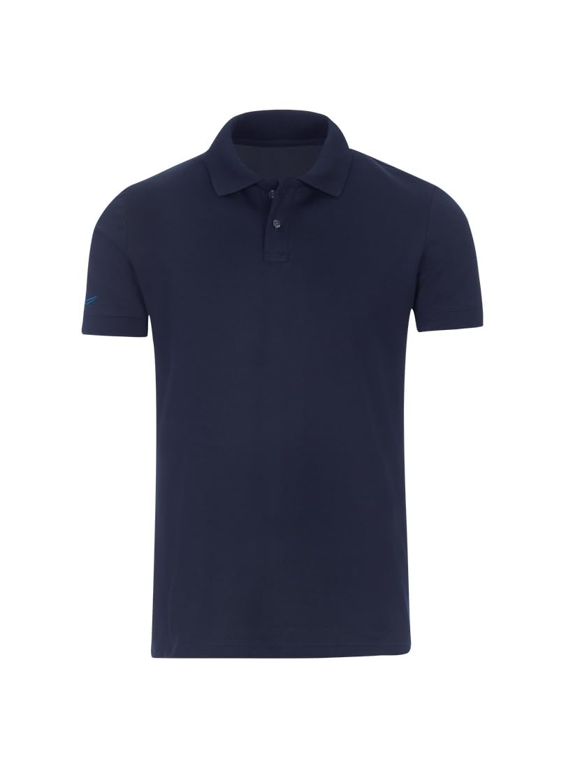 Trigema Damen Poloshirt, Blau (blau 046), 52 (Herstellergröße: XXL)